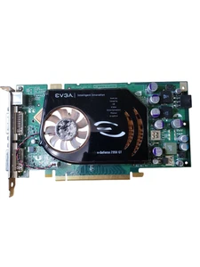 EVGA e-GeFORCE 7950 GT 256MB DDR3 PCIe Graphics Card 2x DVI S-VIDEO - Picture 1 of 6