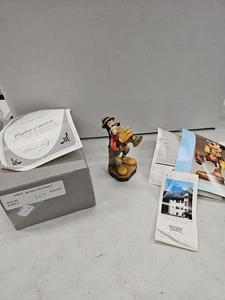 ANRI Wood Carving Disney Goofy with Trumpet #507 Italy Excellent Condition - Picture 1 of 8