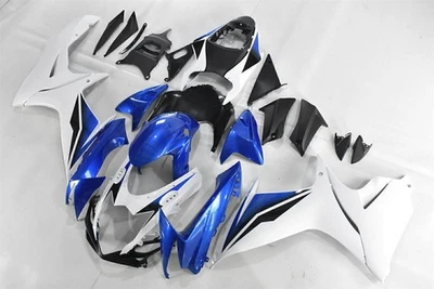 Carenados de plástico ABS azul blanco para carrocería Suzuki GSXR600 GSXR750 2011-2026 Foto 1 de 4