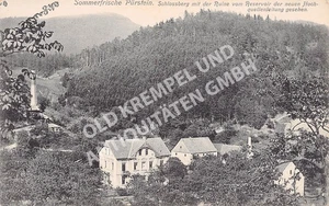 AK Postkarte Sommerfrische Pürstein Schlossberg mit Ruine - ungelaufen - Bild 1 von 2