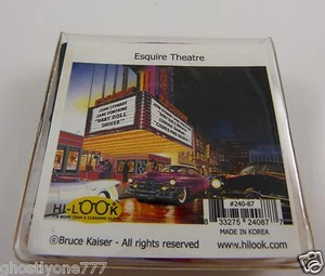 Bruce Kaiser Esquire Theater Micro fiber cleaning cloth smartphone glasses 50's - Picture 1 of 2