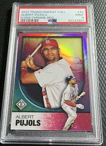2023 Albert Pujols 3/5 PSA 9 Transcendent Collection Icons Red -- Card #44 - Picture 1 of 3