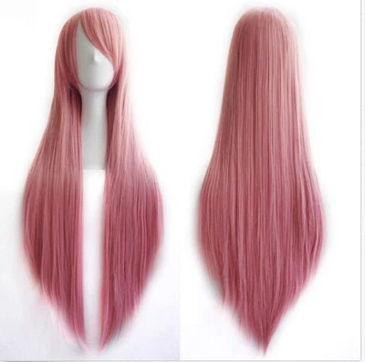 Sexy 80cm Long Straight Wigs Fashion Cosplay Costume Anime Hair Party Full Wigs - Image 1 of 2