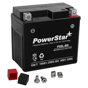 PowerStar YTX5L-BS AGM Motorcycle Battery For Yamaha YZF-R1 2015 to 2020 - Picture 1 of 8