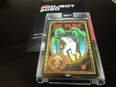 Topps Project 2020 Card #94 Tony Gwynn by EFDOT w/box In Hand - Image 1 of 4
