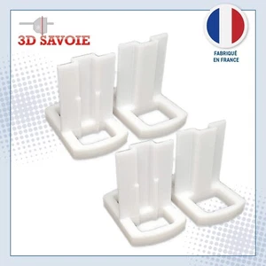 Lot of 4 Reinforced Omega T-Top Guides for Sliding Closet Door - Picture 1 of 6