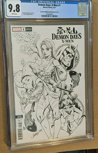 X-Men Demon Days #1 2nd Priint Campobell Sketch Variant CGC 9.8 NM+/M - Picture 1 of 3