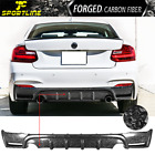 Fit 14-21 Bmw 2-Series F22 Coupe Ap Style Forged Carbon Fiber Rear Lip Diffuser