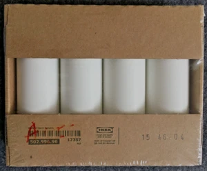 Patas de gabinete blancas atornilladas Ikea Bjorli 17357 - 3 7/8" cada una, caja de 4 patas - Imagen 1 de 3