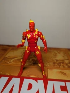 Figura de acción HUMAN ANTORCH Marvel Super Heroes Fantastic Four 5" Toy Biz 1992 - Imagen 1 de 4