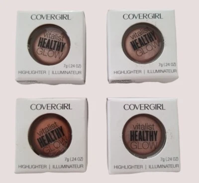 (4) Covergirl Vitalist Healthy Glow Highlighter #3 Candlelit - Image 1 of 2