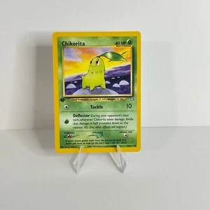 Chikorita 53/111 1° Edizione Neo Genesis Pokemon Comune TCG 2000 NM - Foto 1 di 2