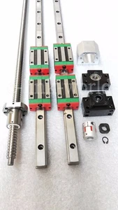 HGR25-1600mm Hiwin Linear rail & HGH25CA &RM2510-1600mm Ballscrew&BF20/BK20 Kit - Picture 1 of 3