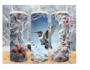 Hummingbird 20 oz tumbler, CHOICE, Custom, stainless steel, ice, FREE shipping - Picture 1 of 12
