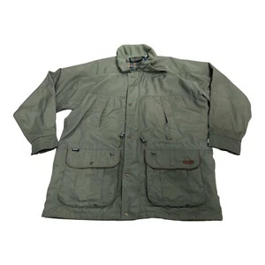 REGATTA Vintage Green Coat 2XL XXL Walking Hiking Check Lined Jacket Isotex - Picture 1 of 10