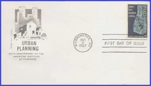 USA5 #1333 U/A HOUSE OF FARNAM FDC Urbanismo - Imagen 1 de 1