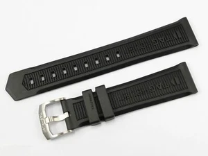 TAG Heuer Formula 1 BT0717 Rubber Strap 22mm Grande Date Black WAH1010 CAH1010 - Picture 1 of 2