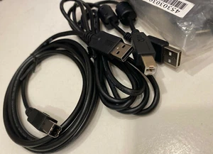 USB 2.0 Kabel mit Stecker A und Stecker B - Bild 1 von 3