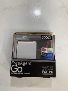 Seagate Free Agent Go 500GB Ultra Portable Hard Drive USB 2.0 New In Sealed Box - Afbeelding 1 van 6