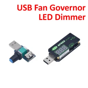 5-12V 5W USB Fan Governor LED Dimming Module Voltage Adjustable Speed Control - Bild 1 von 6