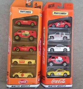Matchbox 1998 Coca Cola 5 Pack Gift Set 35999 & 96487 BRAND NEW! LOWEST PRICE! - Picture 1 of 7