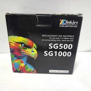 Xcinkjet Sublimation Ink SG 500 And SG 1000 Ink Replacement Multi Pack. New Seal - Afbeelding 1 van 5