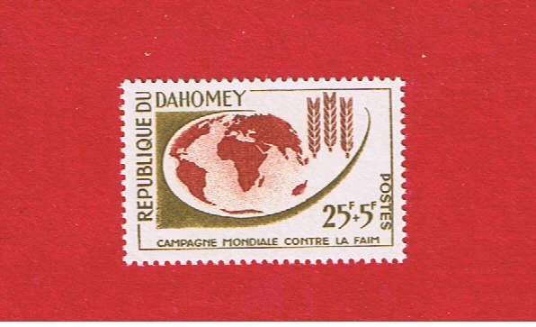 Dahomey   MNH OG  1963  Freedom from Hunger    Free S/H - Image 1 of 1