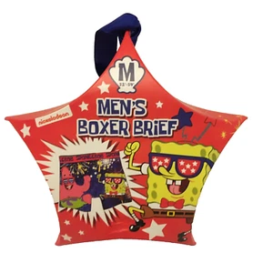 SpongeBob SQUAREPANTS & PATRICK Novelty Boxer Briefs Men's Size M 32-34 - Picture 1 of 4