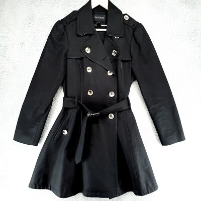 Gabardina forrada de doble botonadura WHITE HOUSE BLACK MARKET para mujer pequeña $248 Foto 1 de 4