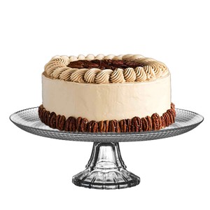 Vine Pattern Molded Glass Plat To Gateau Or Presentation On Foot Platters Trays Platters Issho Ueno Com