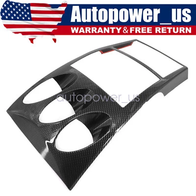 Carbon Fiber ABS Effect Interior Gauge Storage Covers For Nissan 350z 2003-2005 - Image 1 of 4