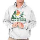Leave No Trace Legendary Bigfoot Sasquatch Adult Long Sleeve Hoodie Sweatshirt