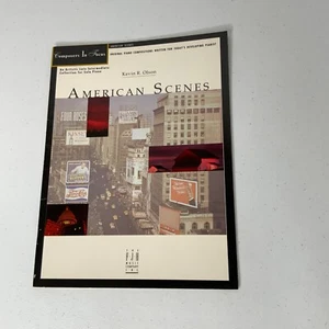 Escenas americanas solos de piano intermedio tardío Kevin Olson Nueva York Chicago - Imagen 1 de 8