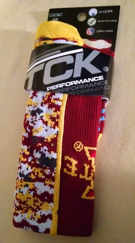 IOWA STATE UNIVERSITY SOCKS NEW CYCLONES TCK SIZE SMALL TWIN CITY KNITTING USA Cover