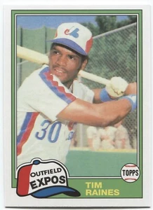 TIM RAINES 2019 Topps Update – Iconic Card Reprints - MONTREAL EXPOS - #ICR-30 - Picture 1 of 1