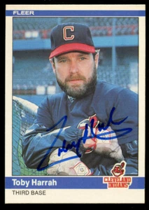 Toby Harrah #544 signed autograph auto 1984 Fleer Baseball Trading Card - Picture 1 of 1