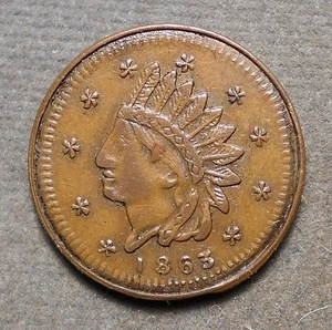 Civil War Patriotic 77/331, Army & Navy, R-4, Copper, 19mm, xf+ - Bild 1 von 2