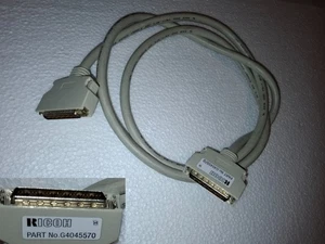 ❇️ Ricoh G4045570 SCSI Cable 50Pin to 50 ⭐️ Kabel 140cm male to male ► used ❇️ - Afbeelding 1 van 4
