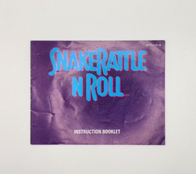 Snake Rattle N Roll Nintendo NES Instruction Manual ONLY
