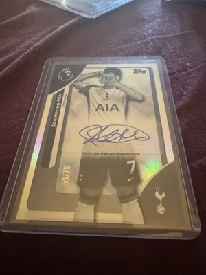 Topps 2026 Premier League Son Heung-Min Autograph Card /75 Mint Condition - Image 1 of 2
