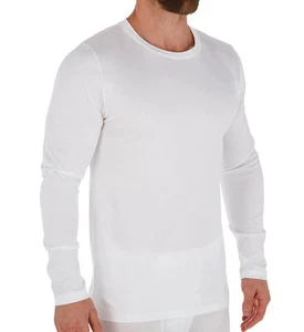 Zimmerli 2861443 T-shirt manica lunga in cotone di lusso Sea Island - Foto 1 di 2