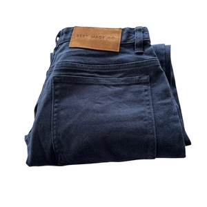Pantalones de sarga Best Made Co 5 bolsillos para hombre 30x32 azul medidas 30x32 nuevos - Imagen 1 de 12