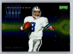 1997 Playoff Sharp Shooter Troy Aikman #4 - Picture 1 of 2