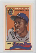1989 Topps/LJN Baseball Talk Hank Aaron #41 HOF