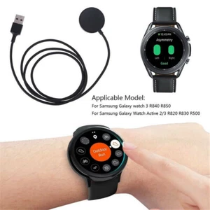 Portable Charger Fast Charging Cable For Samsung Galaxy Watch 3 Active 2 3 - Afbeelding 1 van 11