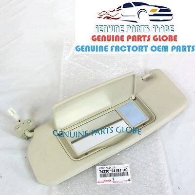 GENUINO OEM LEXUS 2002-2010 SC430 LADO DEL CONDUCTOR IZQUIERDO CRUDO PARASOL 74320-24181-A0 Foto 1 de 2