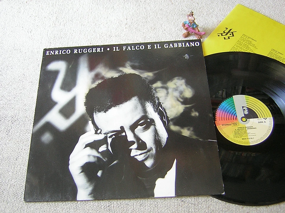 ENRICO RUGGERI Il Falco e il Gabbiano 1990 GERMAN LP + OIS CGD 9031-71718-1 - Bild 1 von 1