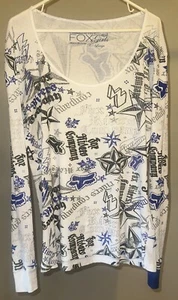 Fox Girls Racing Preowned Long Sleeve Top With One Tiny Defect Size XL. - Picture 1 of 4