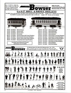 Lote de 2 anuncios impresos vintage calibre O Bowser Brill & Birney  - Imagen 1 de 2