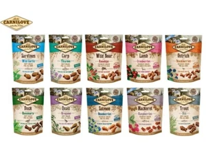 CARNILOVE GRAIN FREE DOG TREATS ALL FLAVOURS ** 3 x PACKS ** - Picture 1 of 10